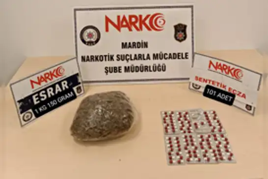 Mardin’de durdurulan araçlarda uyuşturucu madde ele geçirildi