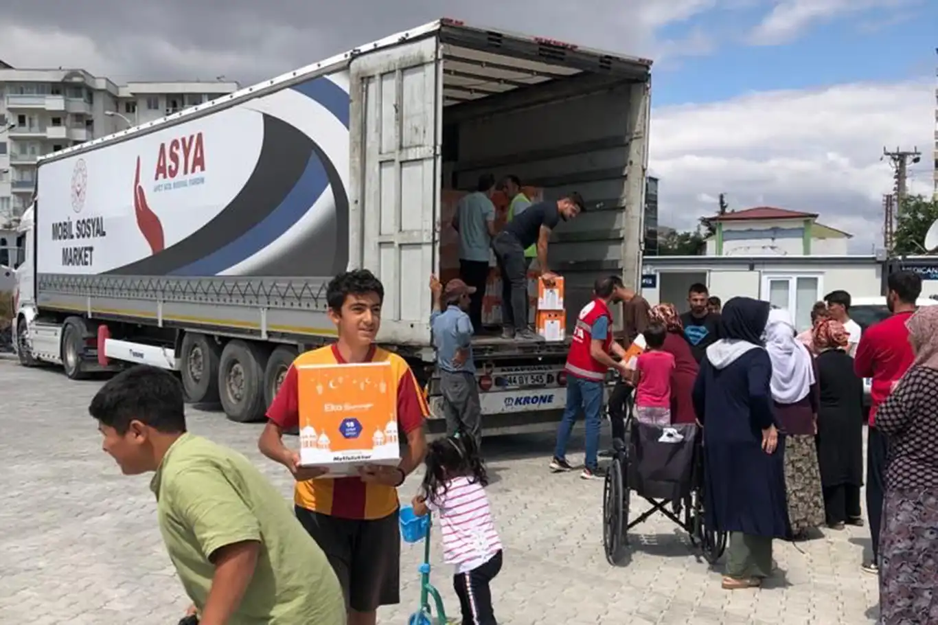 Malatya'da 750 bin depremzedeye yardım ulaştırıldı