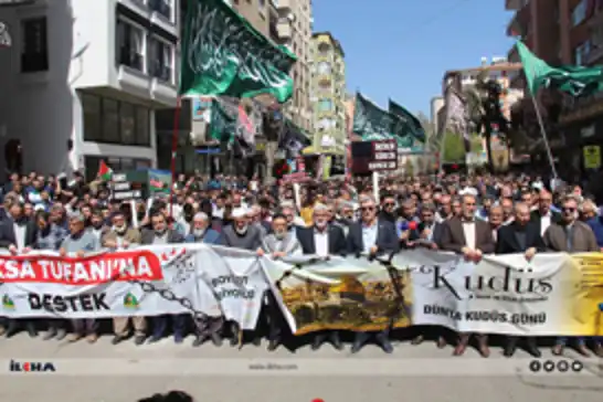 برگزاری تظاهرات به مناسبت روز جهانی قدس در ترکیه