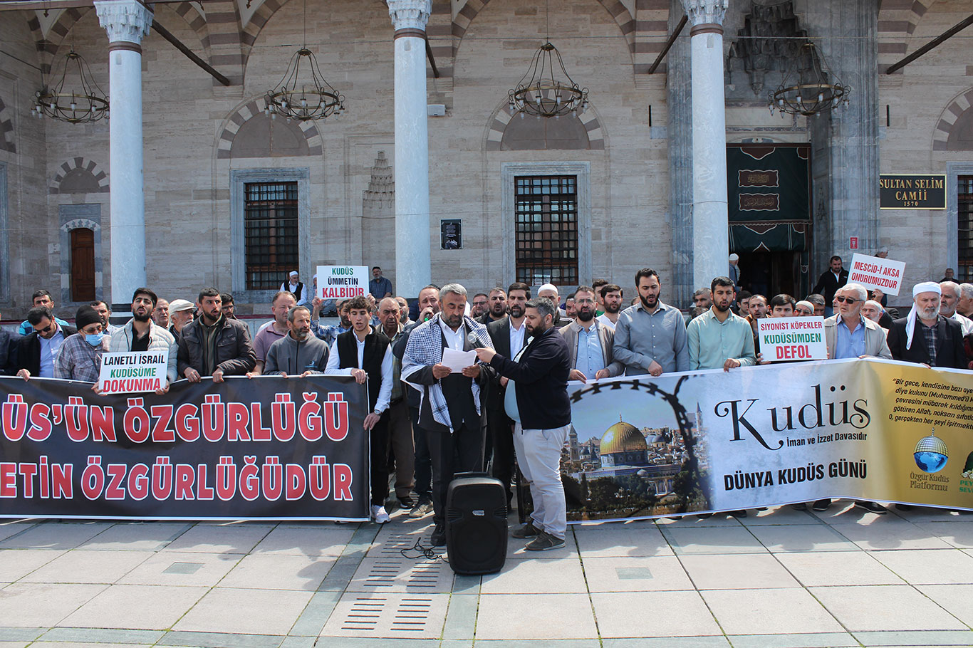 Konya'da Dünya Kudüs Günü münasebetiyle basın açıklaması