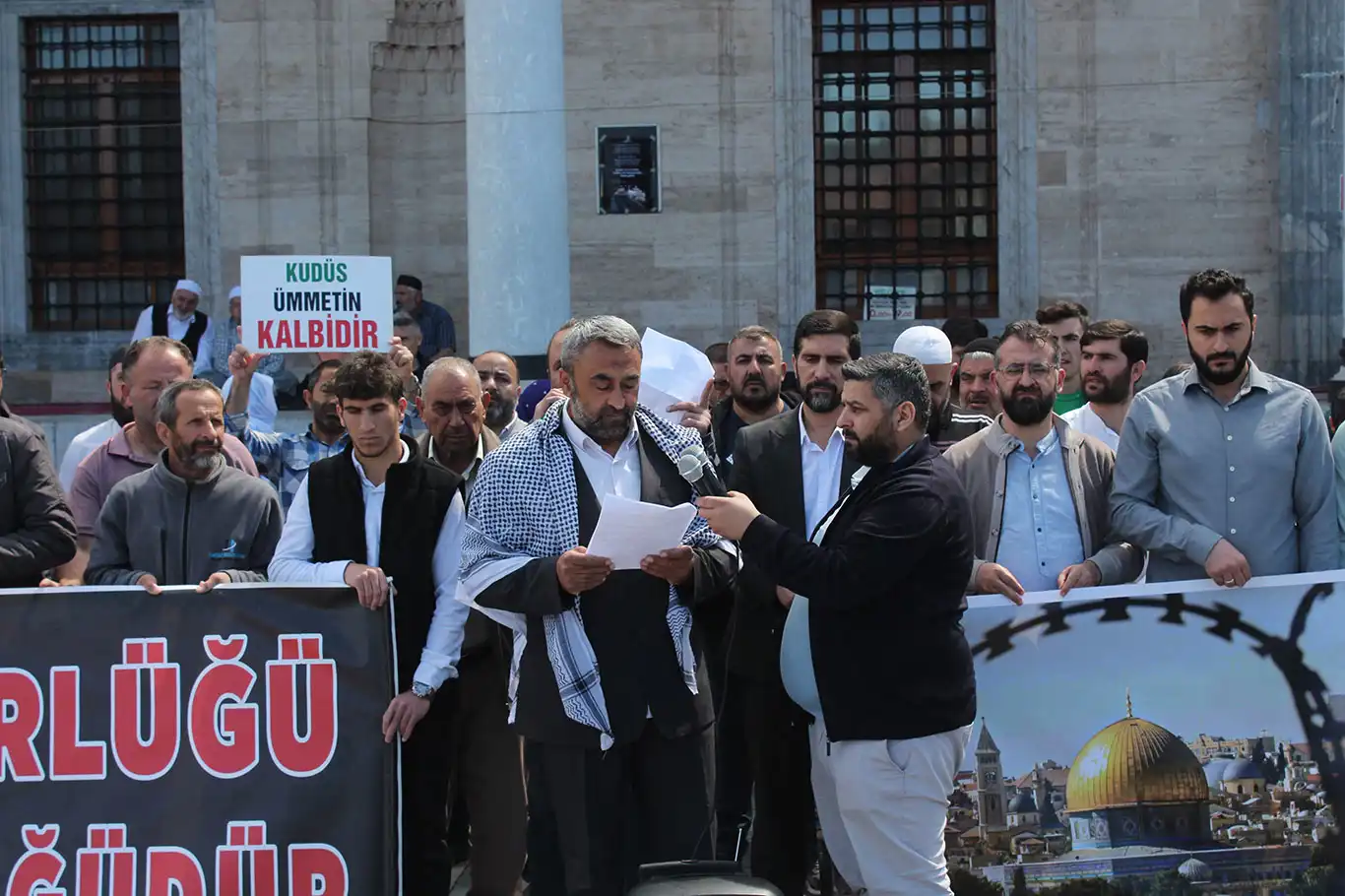 Konya'da Dünya Kudüs Günü münasebetiyle basın açıklaması