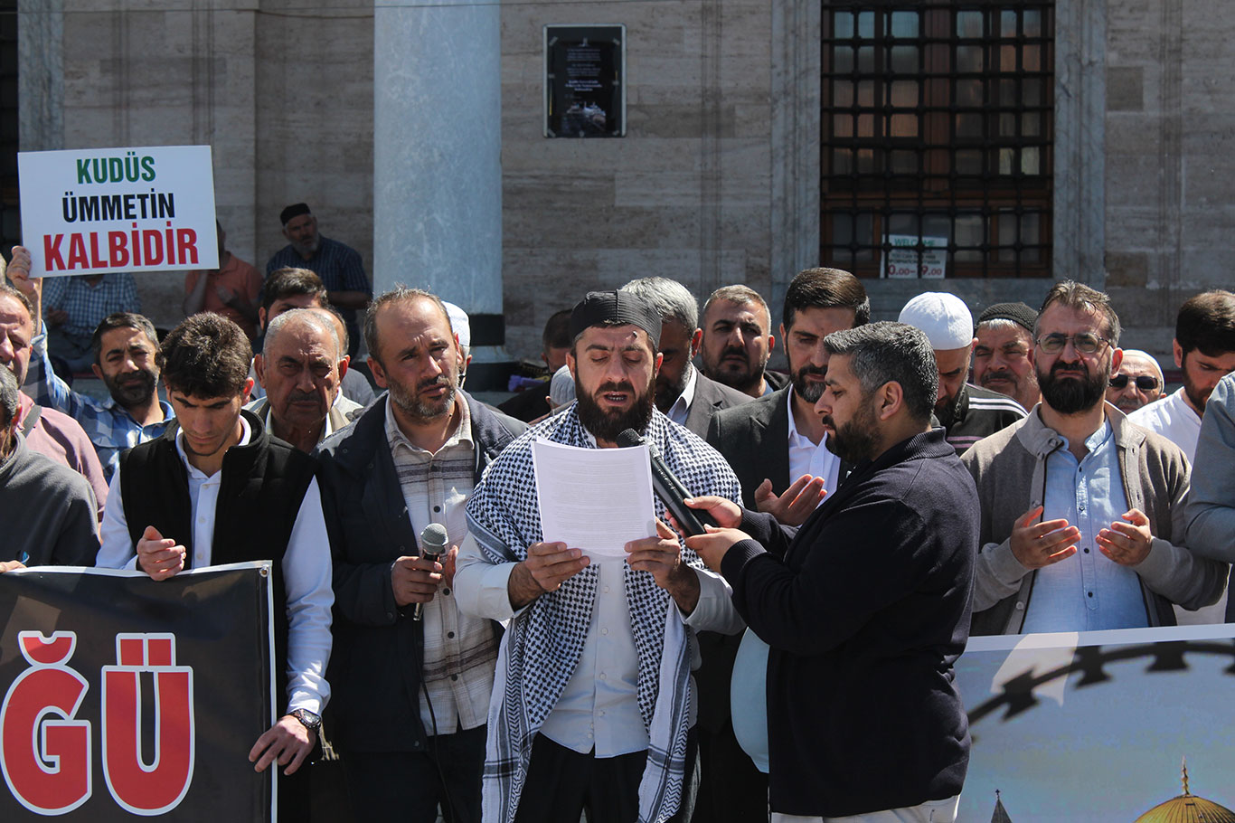 Konya'da Dünya Kudüs Günü münasebetiyle basın açıklaması