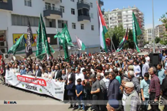 Protest in Diyarbakır condemns Gaza genocide and calls for justice