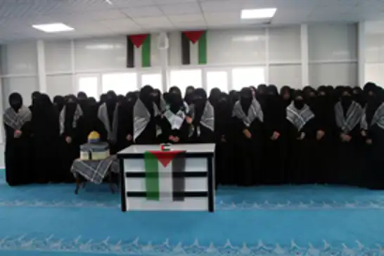 Medrese öğrencilerinden Gazze'ye anlamlı destek