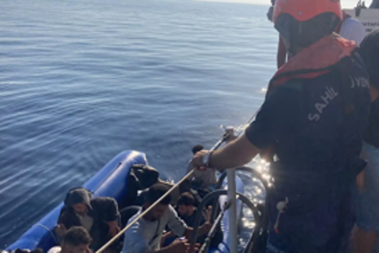 Turkish coast guard rescues migrants pushed back by Greece