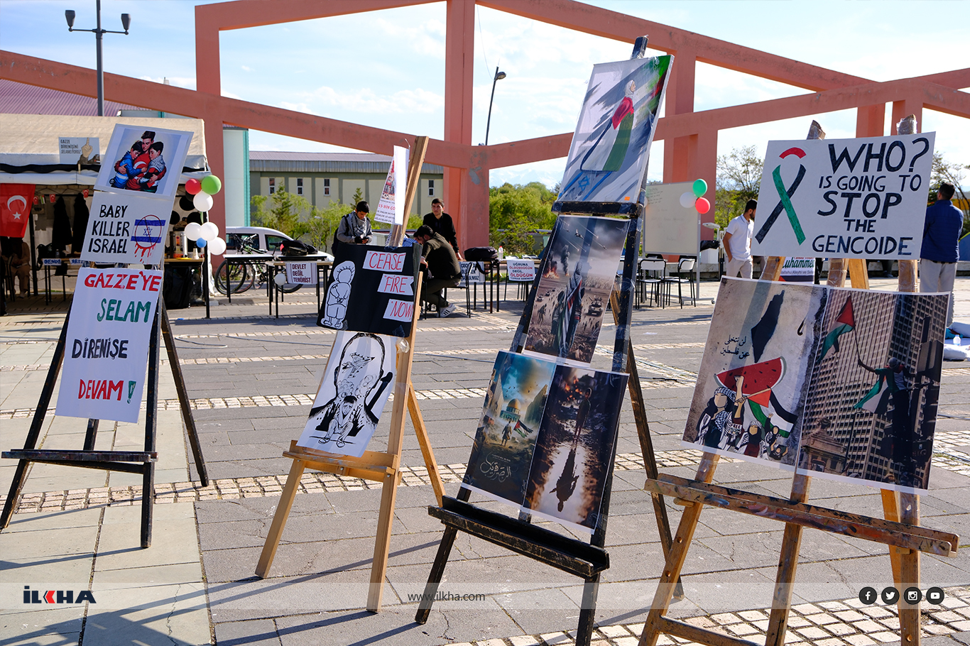 Global solidarity grows: University students in Türkiye stand with Palestine