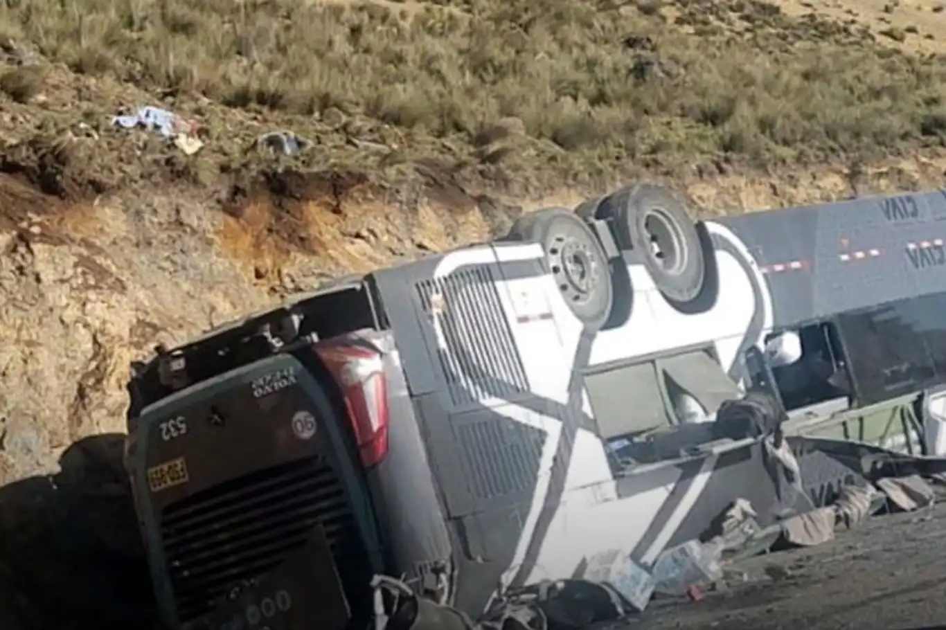 At least 13 dead in Peru bus crash At least 13 dead in Peru bus crash