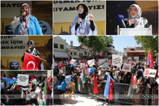 إسطنبول.. أمهات الأمة يحتشدن في "أيوب سلطان" دعماً لغزة