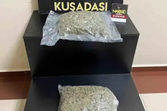 Aydın'da 2 kilogram 75 gram uyuşturucu ele geçirildi