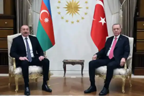 Serokkomar Erdogan, bi Serokkomarê Azerbaycanê Elîyev re hevdîtinê kir