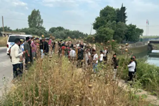 Adana'da sulama kanalında kaybolan gencin cenazesine ulaşıldı