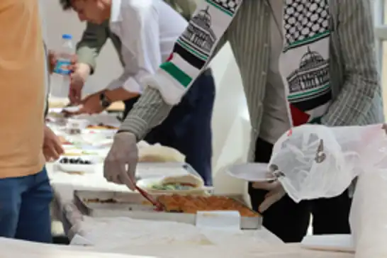 Harran Üniversitesinde, Gazze yararına kermes açıldı