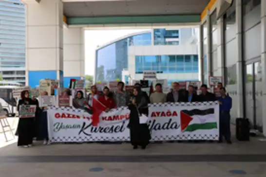 LHÜ öğrencilerinden "Kampüsüm İntifada" programı ile Filistin'e destek