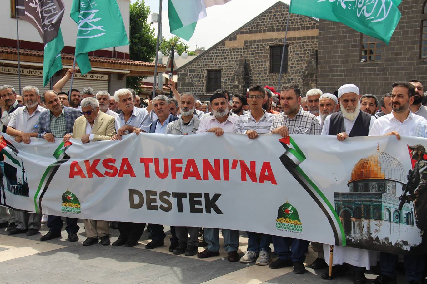 Peygamber Sevdalıları Vakfı'ndan siyonist işgal rejimine Diyarbakır'dan tepki