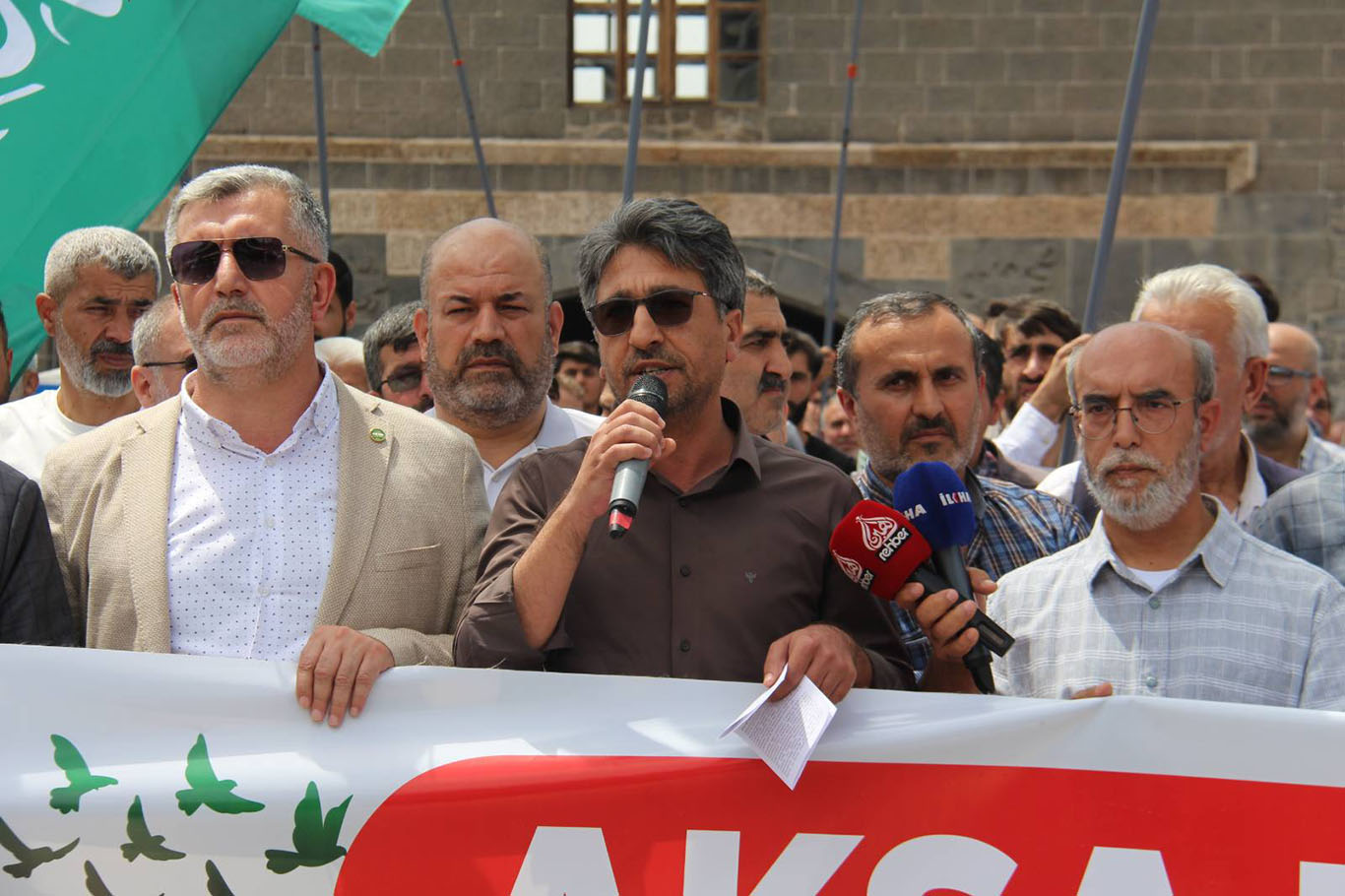 Peygamber Sevdalıları Vakfı'ndan siyonist işgal rejimine Diyarbakır'dan tepki