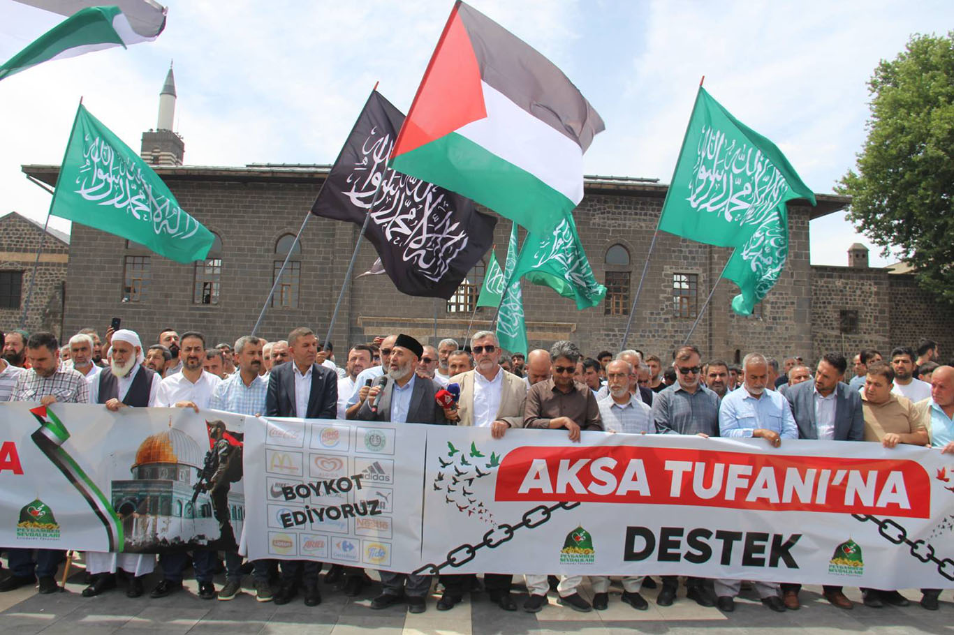 Peygamber Sevdalıları Vakfı'ndan siyonist işgal rejimine Diyarbakır'dan tepki