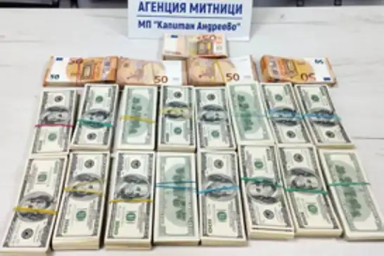 Ukraynalı kadınların gizlediği yüklü miktarda dolar ele geçirildi