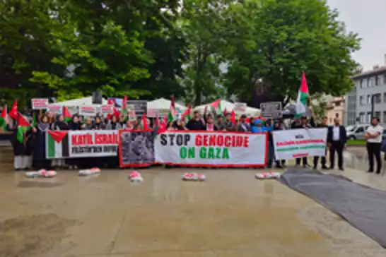 Üniversite öğrencilerinden Filistin'e destek açıklaması