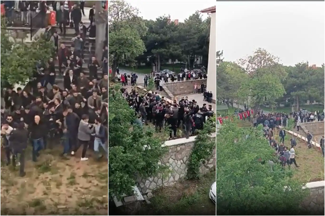 Gazi Üniversitesi'nde, Gazze'ye destek eylemi düzenleyen öğrencilere saldırı Gazi Üniversitesi'nde, Gazze'ye destek eylemi düzenleyen öğrencilere saldırı