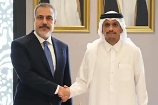 Dışişleri Bakanı Fidan, Katar Dışişleri Bakanı Al Sani ile görüştü