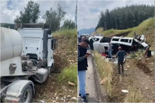 Fatal crash in Gaziantep: 8 dead, 11 injured in highway collision