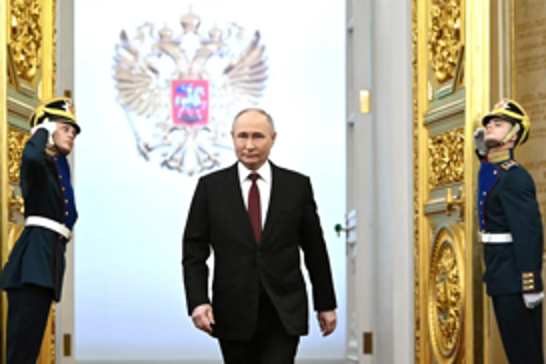 Russian President Vladimir Putin sworn in as president for a fifth term