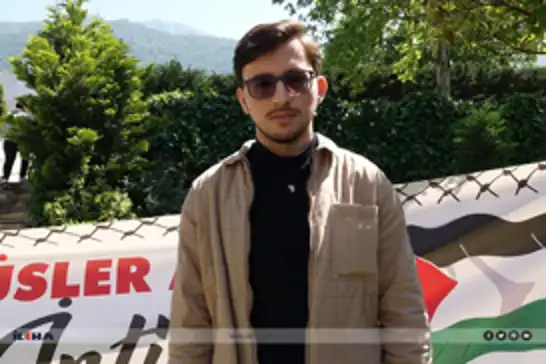 Palestinian student voices determination amid global protests against zionist atrocities
