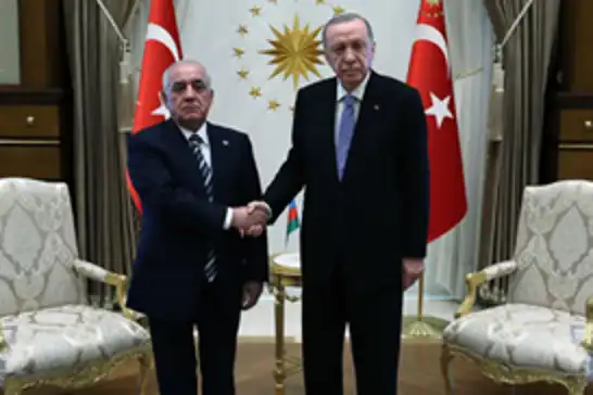 Cumhurbaşkanı Erdoğan, Azerbaycan Başbakanı Asadov ile görüştü