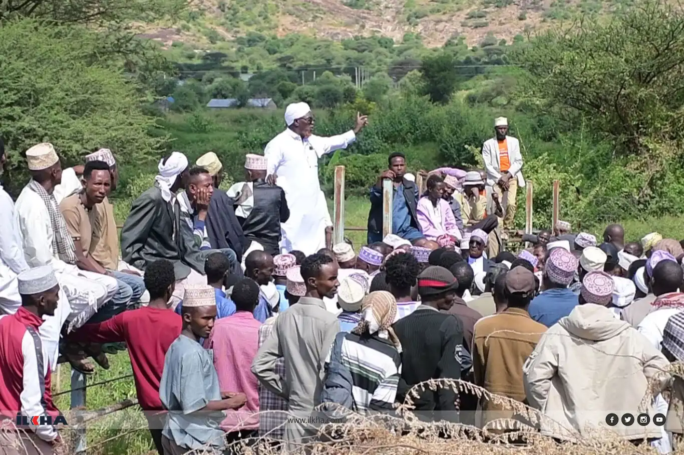 ذبح الأضاحي مع التكبيرات بعد صلاة العيد في كينيا
