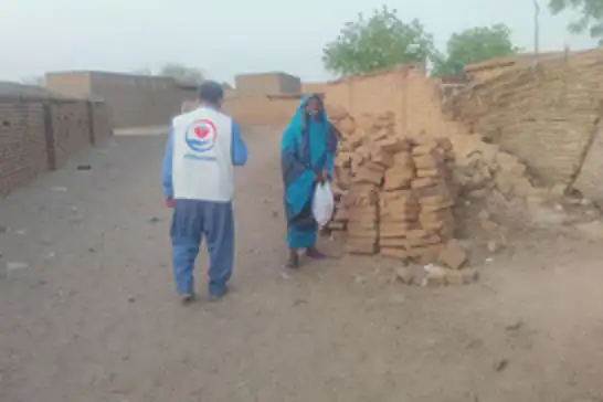 Yetimler Vakfı, Çad'da yüzlerce aileye kurban eti dağıttı