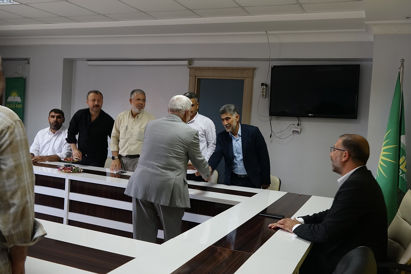 HÜDA PAR Şanlıurfa İl Başkanlığında bayramlaşma programı yapıldı