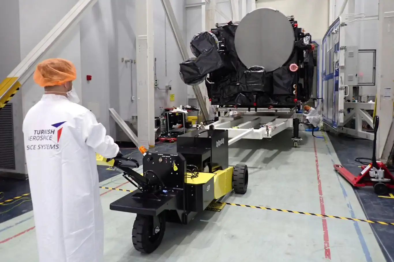 Turksat 6A satellite undergoes final tests at Cape Canaveral