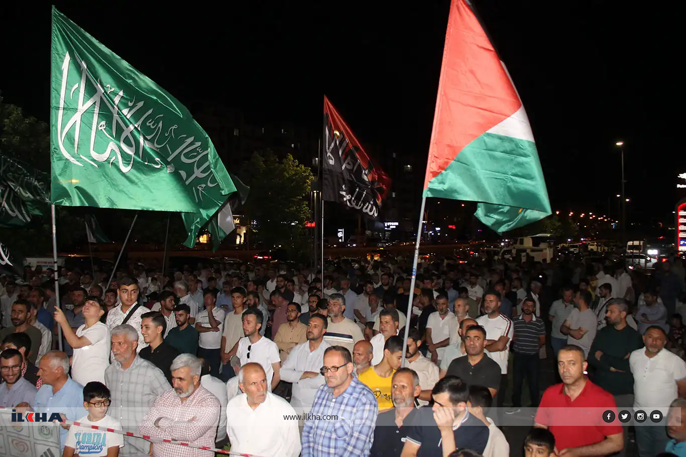 Xelkê Dîyarbekirê nobeda xwe ya bêdem a ji bo Xezzeyê didomîne