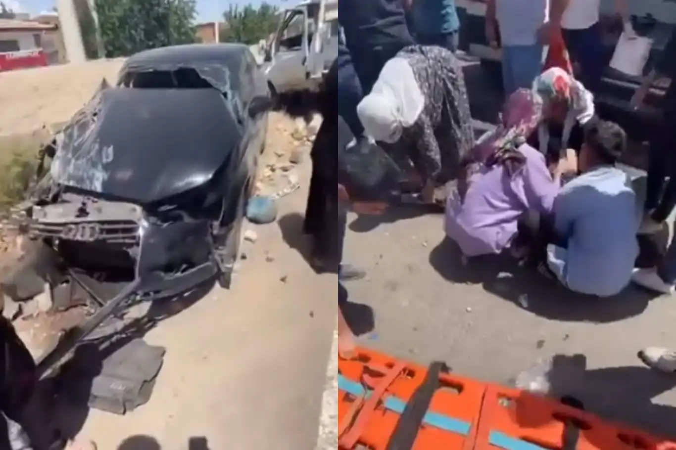 Diyarbakır'da tarım işçilerini taşıyan araç kaza yaptı: Biri ağır 5 yaralı