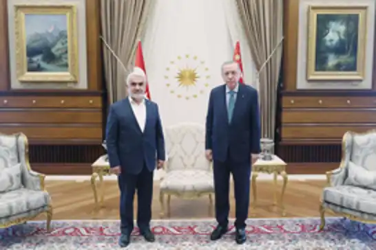 Cumhurbaşkanı Erdoğan, HÜDA PAR Genel Başkanı Yapıcıoğlu'yla görüştü