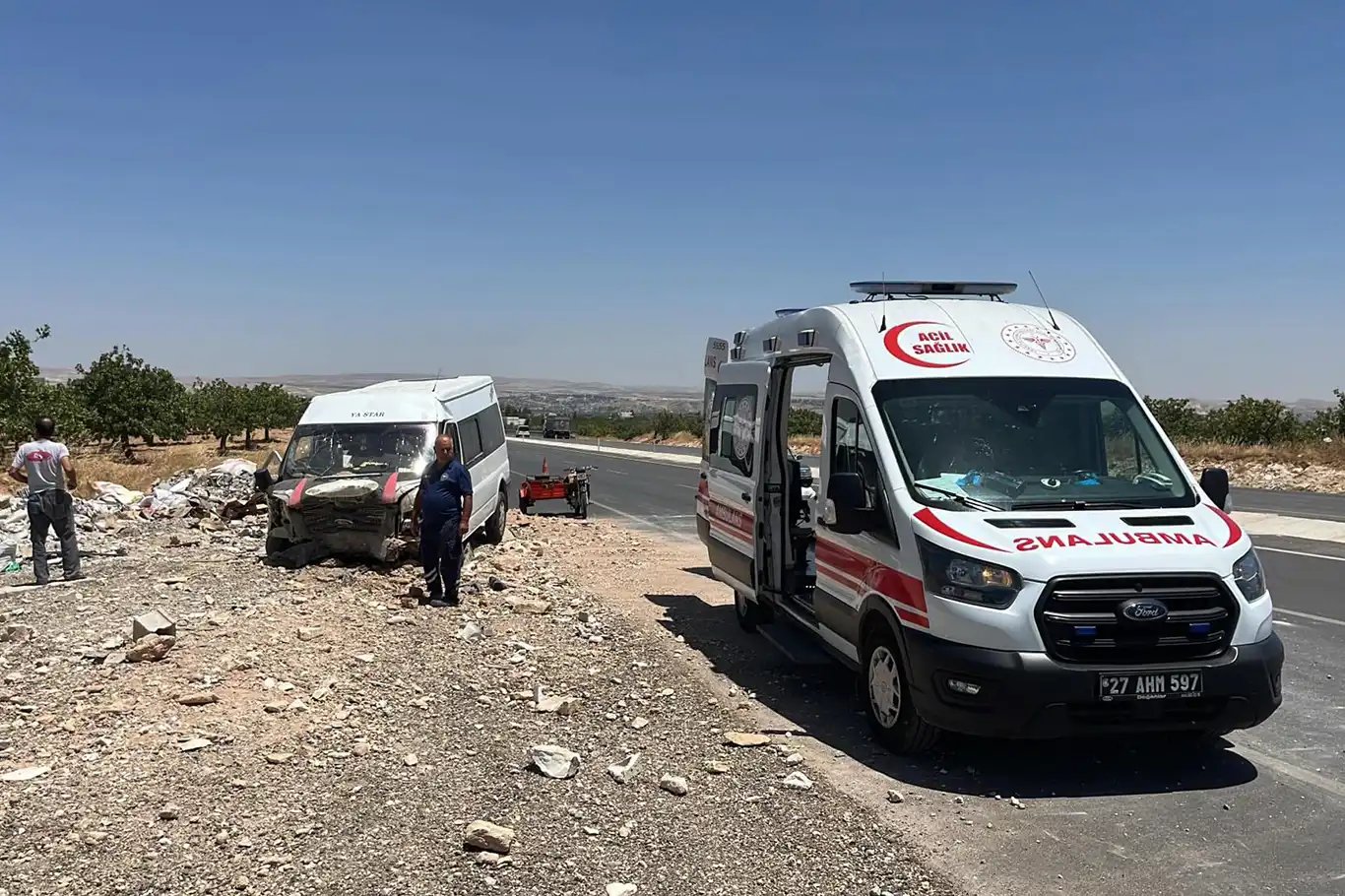 Gaziantep-Şanlıurfa yolunda kaza: Bir yaralı