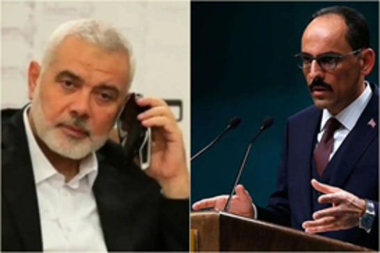Turkish Intelligence Chief and Hamas Leader discuss Gaza ceasefire