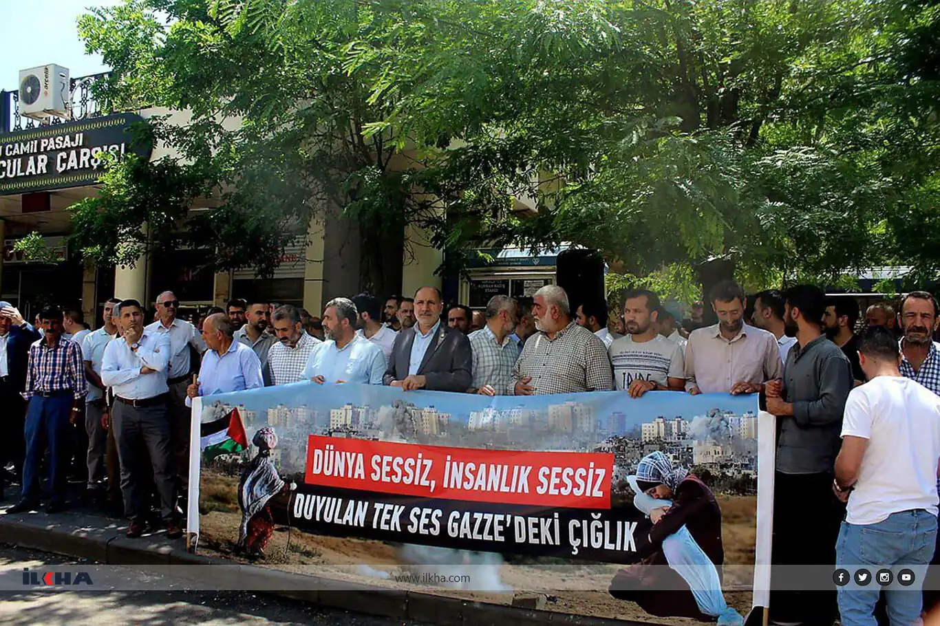 HÜDA PAR organizes rally in Bingöl to condemn Gaza genocide