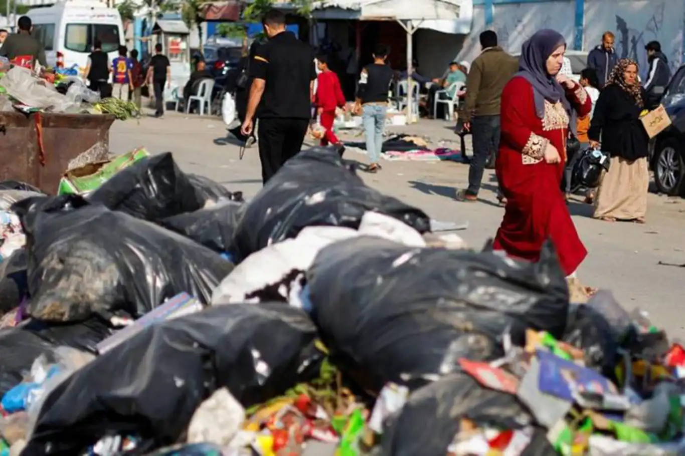 Gazze'de 1,5 milyon kişi bulaşıcı hastalıklara yakalandı