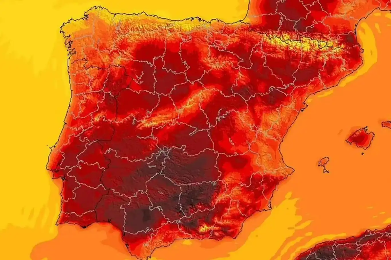 İspanya'da aşırı sıcaklar nedeniyle "alarm" verildi