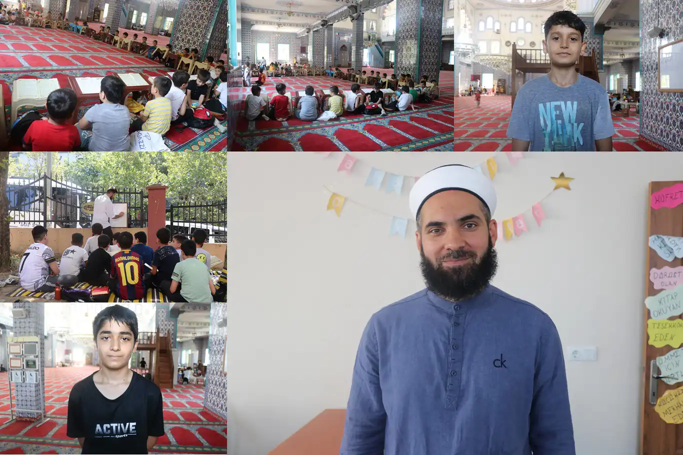  "Çocuklar, yaz Kur'an kurslarında İslami bir hayat yaşamayı öğreniyor"