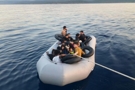 Turkish Coast Guard rescues over 100 migrants off Izmir coast