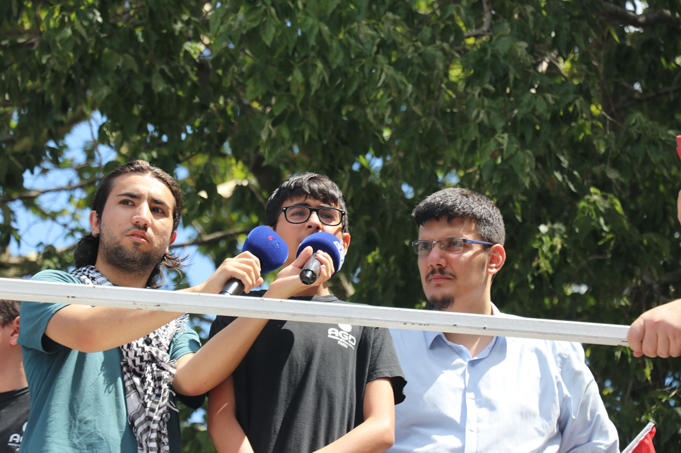 Ortaokul öğrencileri Filistinli çocuklar için yürüdü