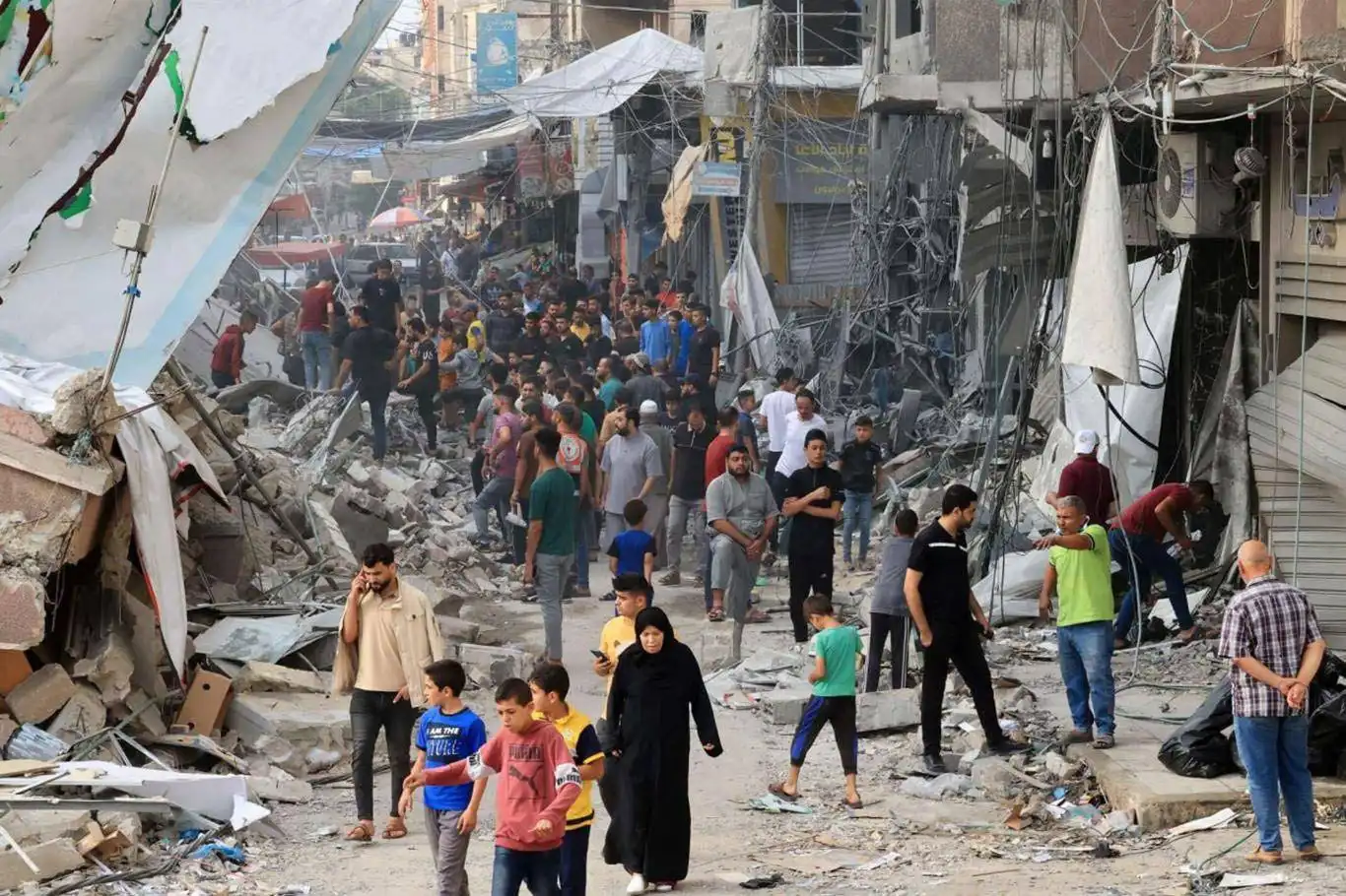 Gazze'de her 10 kişiden 9'u zorla yerinden edildi