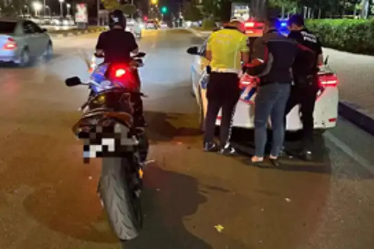 Kurallara uymayan motosiklet sürücülerine ceza   