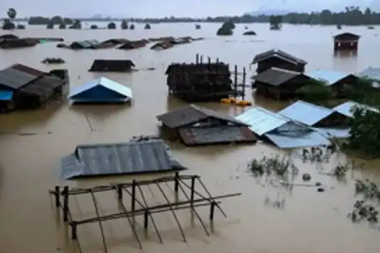 Li Myanmarê felaketa lehîyê