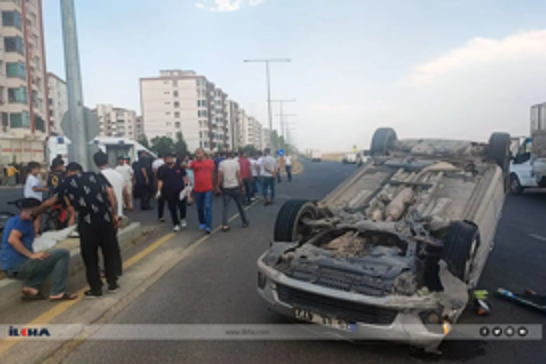 Li Dîyarbekirê qezaya trafîkê: 2 birîndar