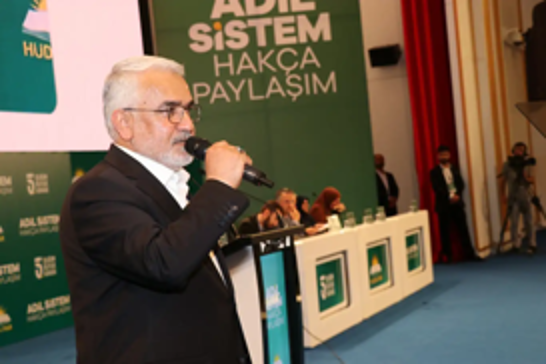 Zekeriya Yapıcıoğlu re-elected as chairman at HÜDA PAR's 5th Ordinary Grand Congress