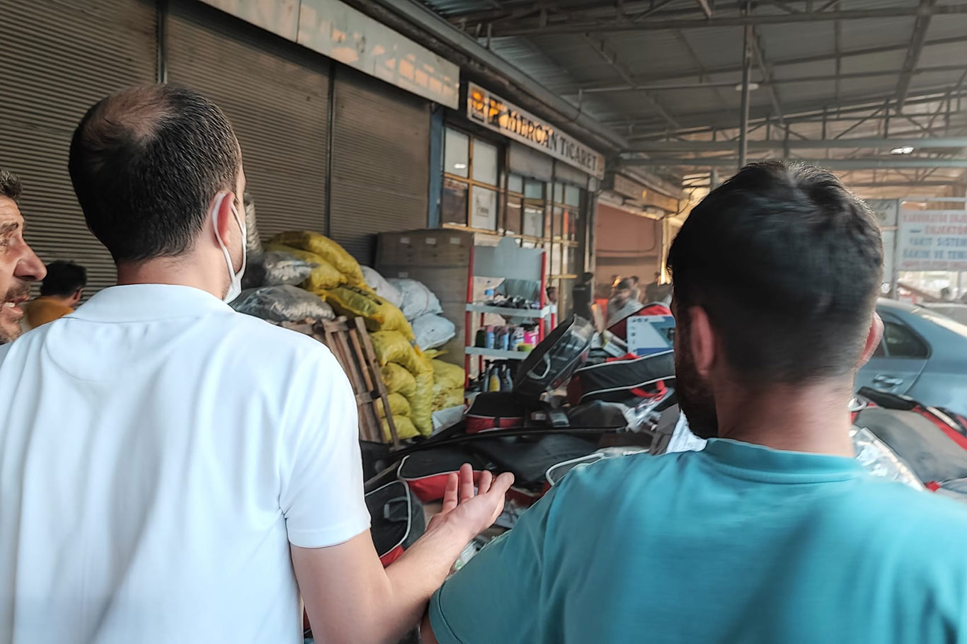 Diyarbakır sanayisinde çıkan yangın kontrol altına alındı