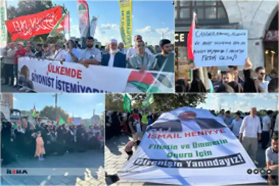 Protest in Istanbul blasts Israeli genocide in Gaza, calls for Islamic military alliances